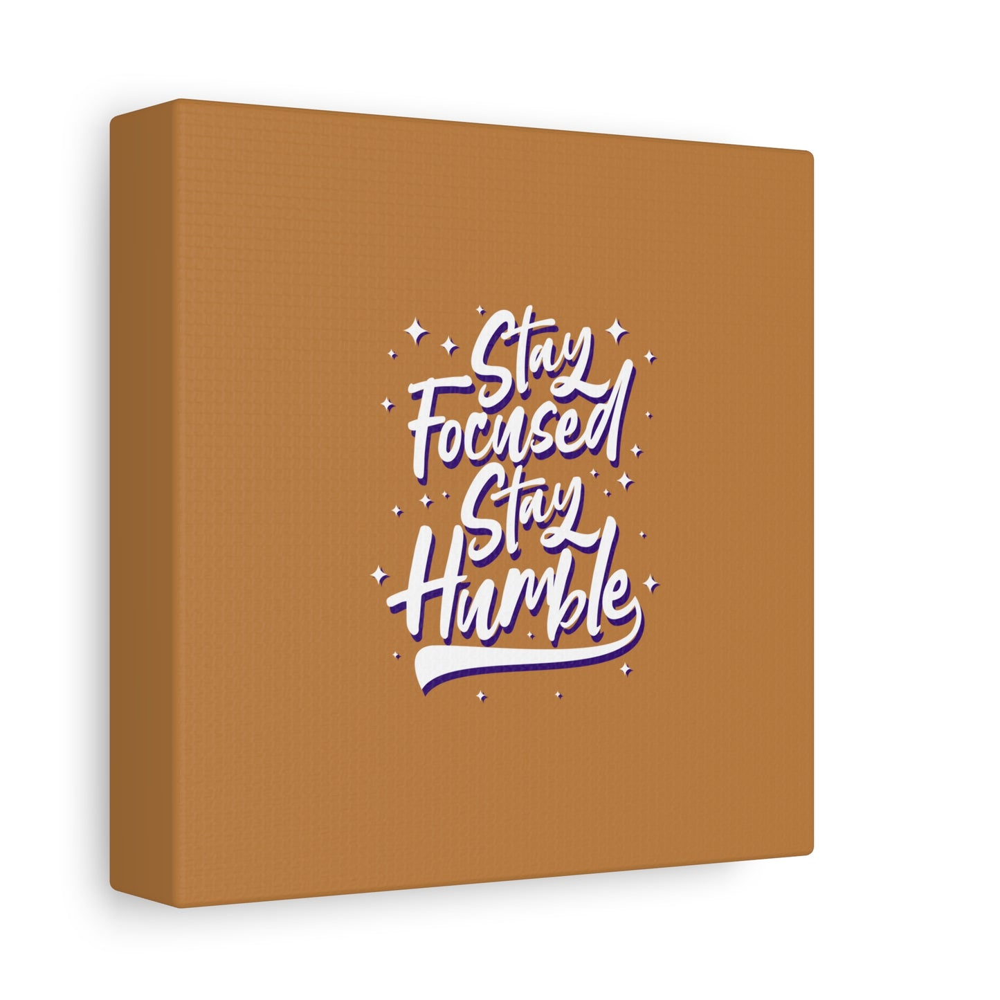 Stay Focused Stay Humble Matte Canvas, Stretched, 1.25"