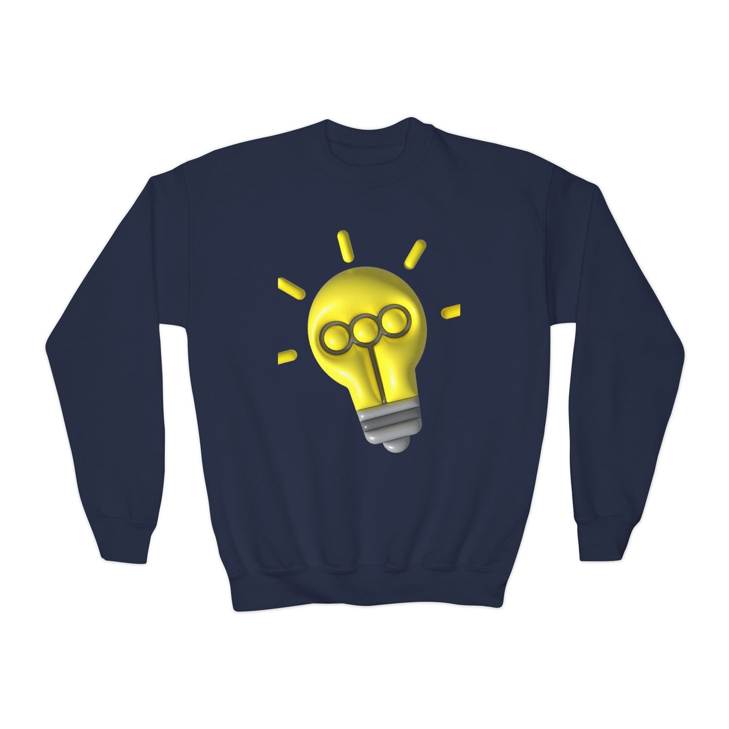 Light Bulb Youth Crewneck Sweatshirt