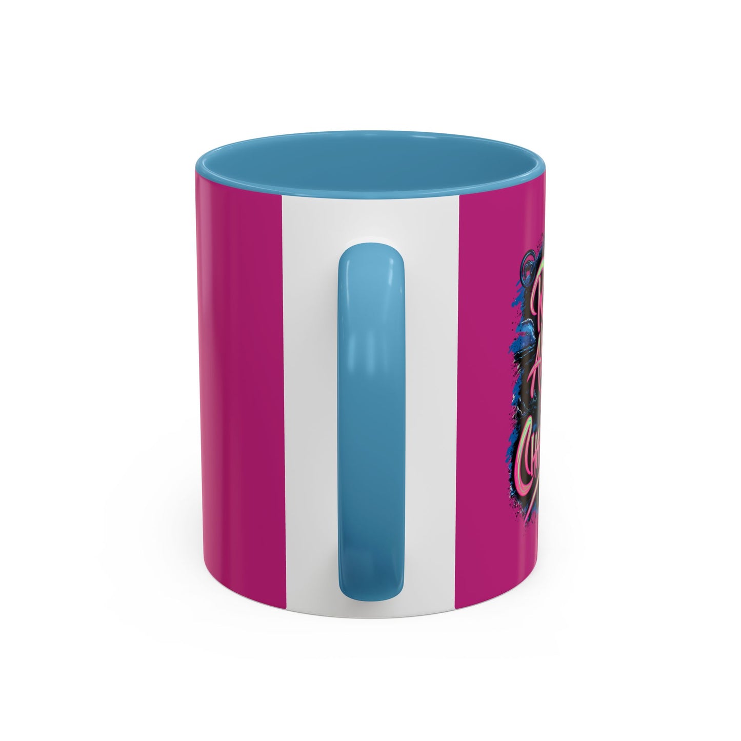 Rise Above All Challenges Accent Coffee Mug (11, 15oz)