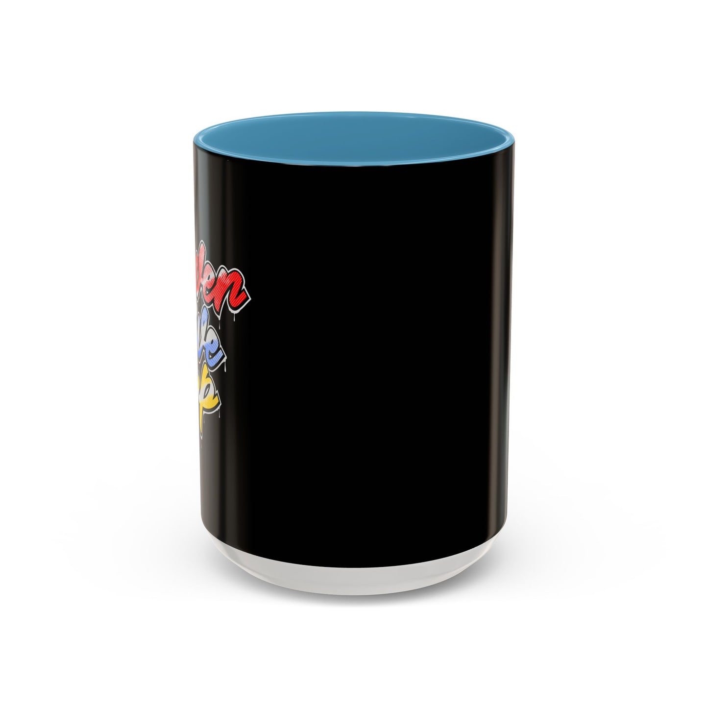 Never Give Up Accent Coffee Mug (11, 15oz)