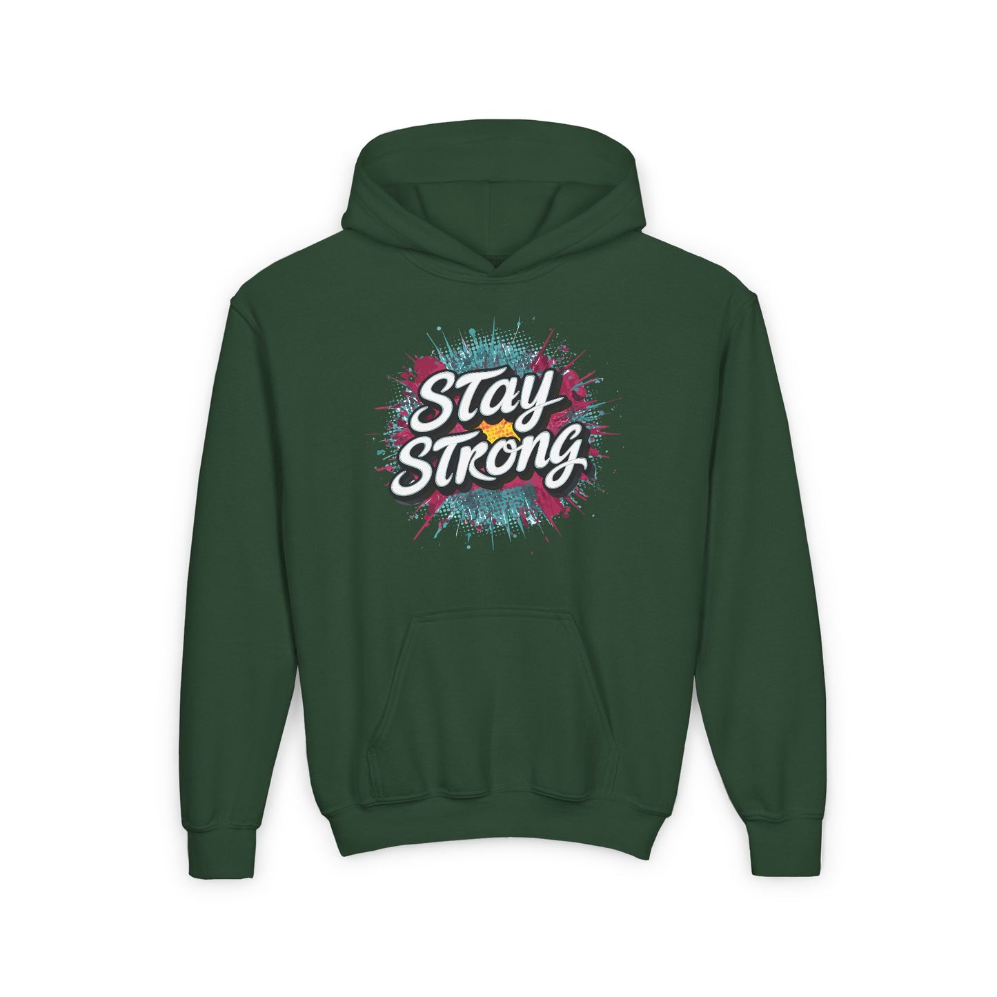 Stay Strong Youth Heavy Blend Hooded Sweatshirt