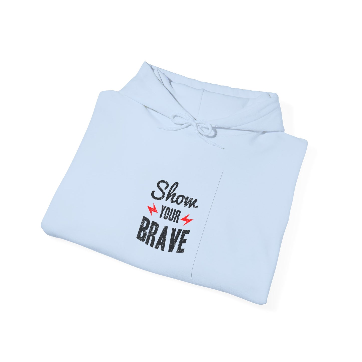 Show Your Brave Unisex Heavy Blend™ Hooded Sweatshirt
