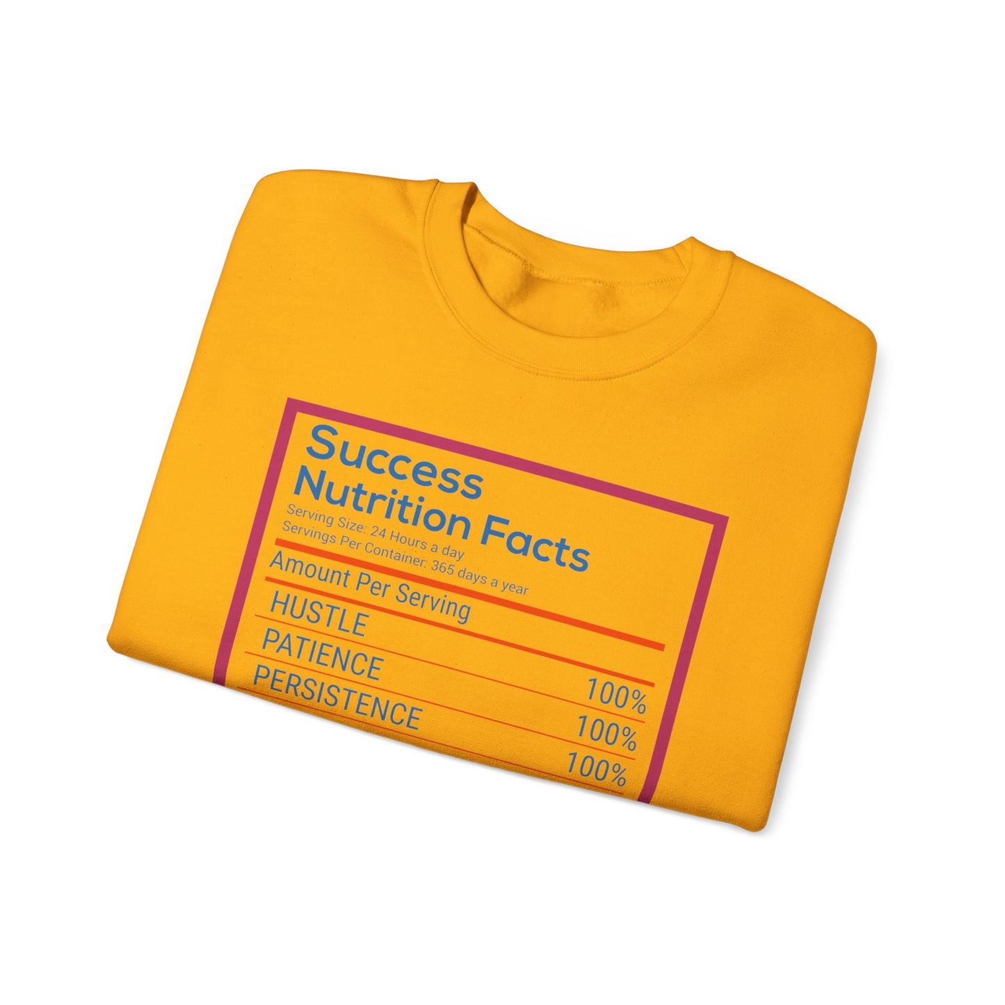 Success Nutrition Facts Unisex Heavy Blend™ Crewneck Sweatshirt