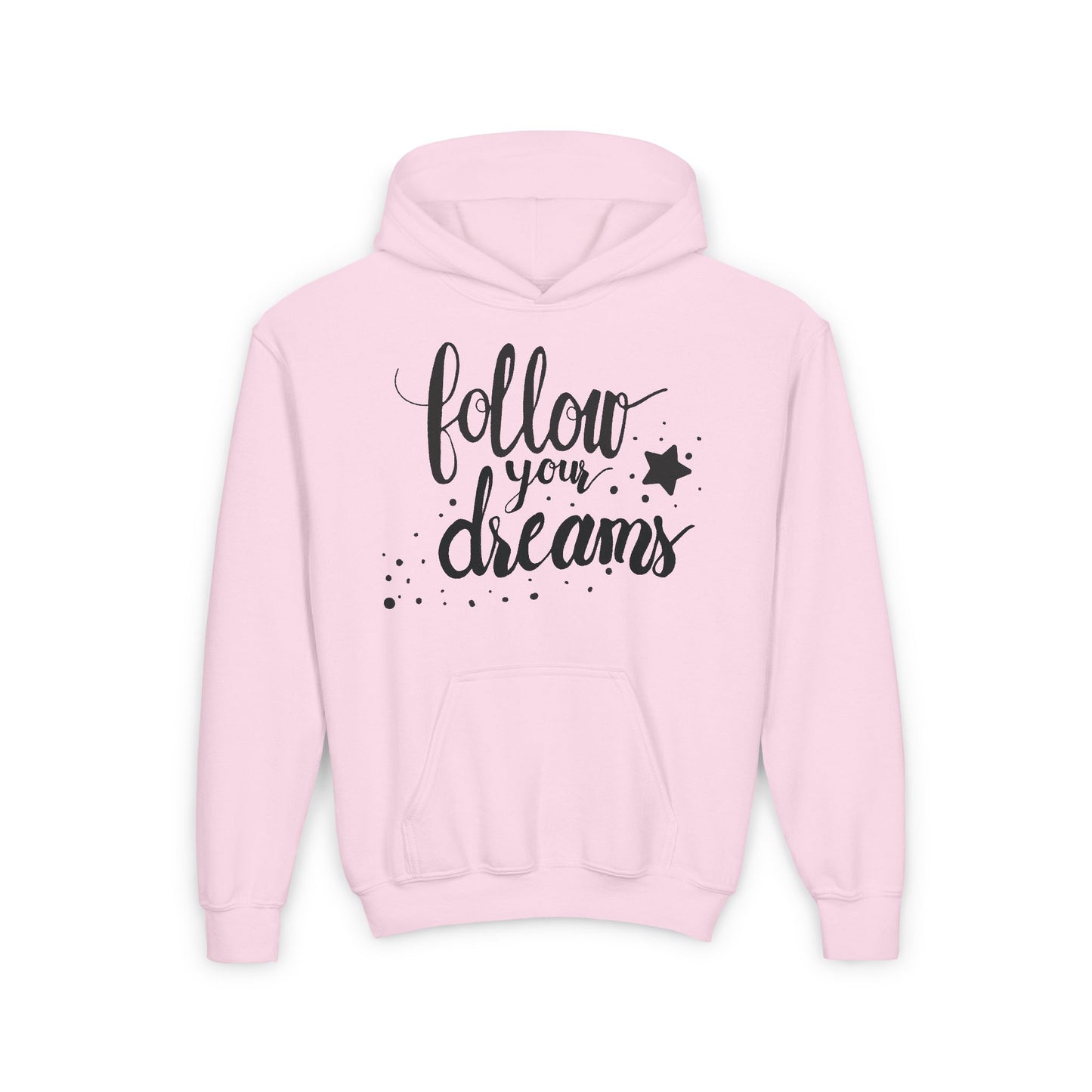 Follow Your Dreams Youth Heavy Blend Hooded Sweatshirt