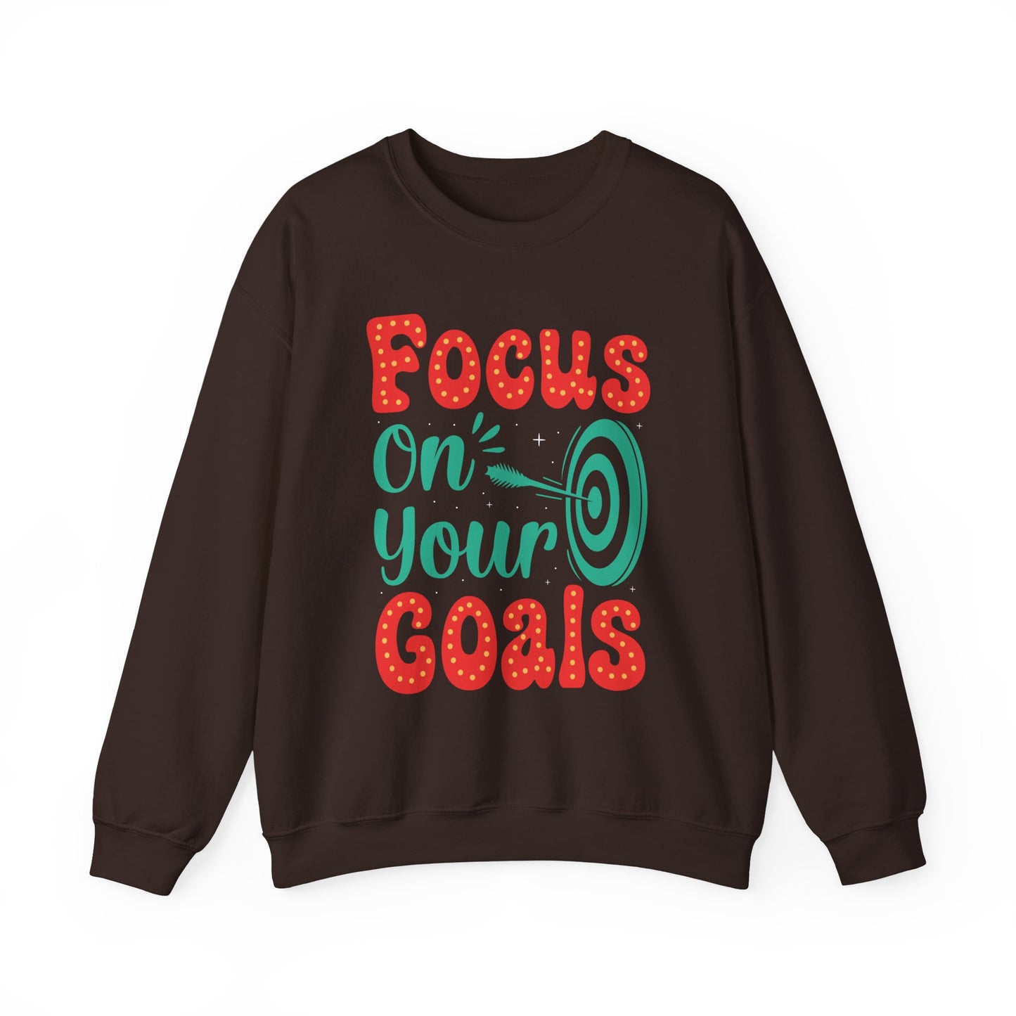 Focus On Your Goals Unisex Heavy Blend™ Crewneck Sweatshirt
