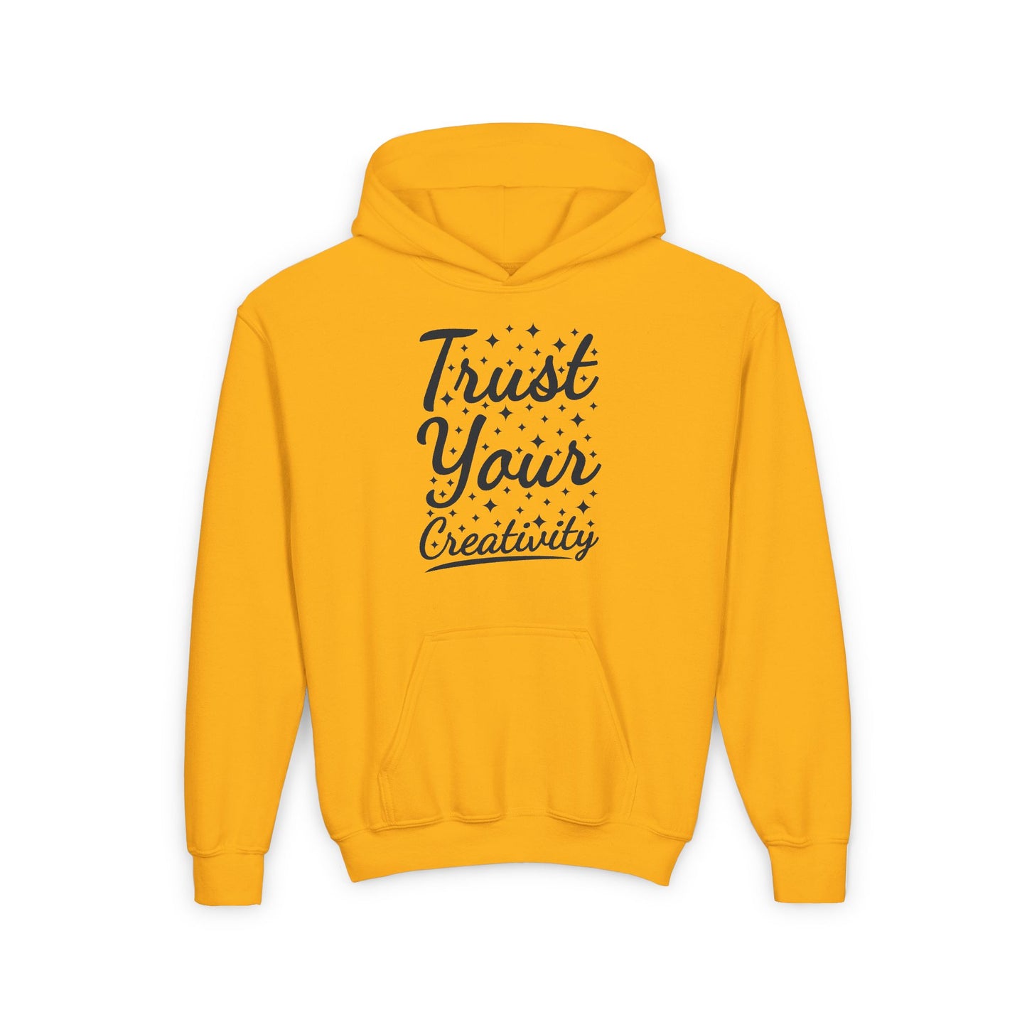Trust Your Creativity Youth Heavy Blend Hooded Sweatshirt