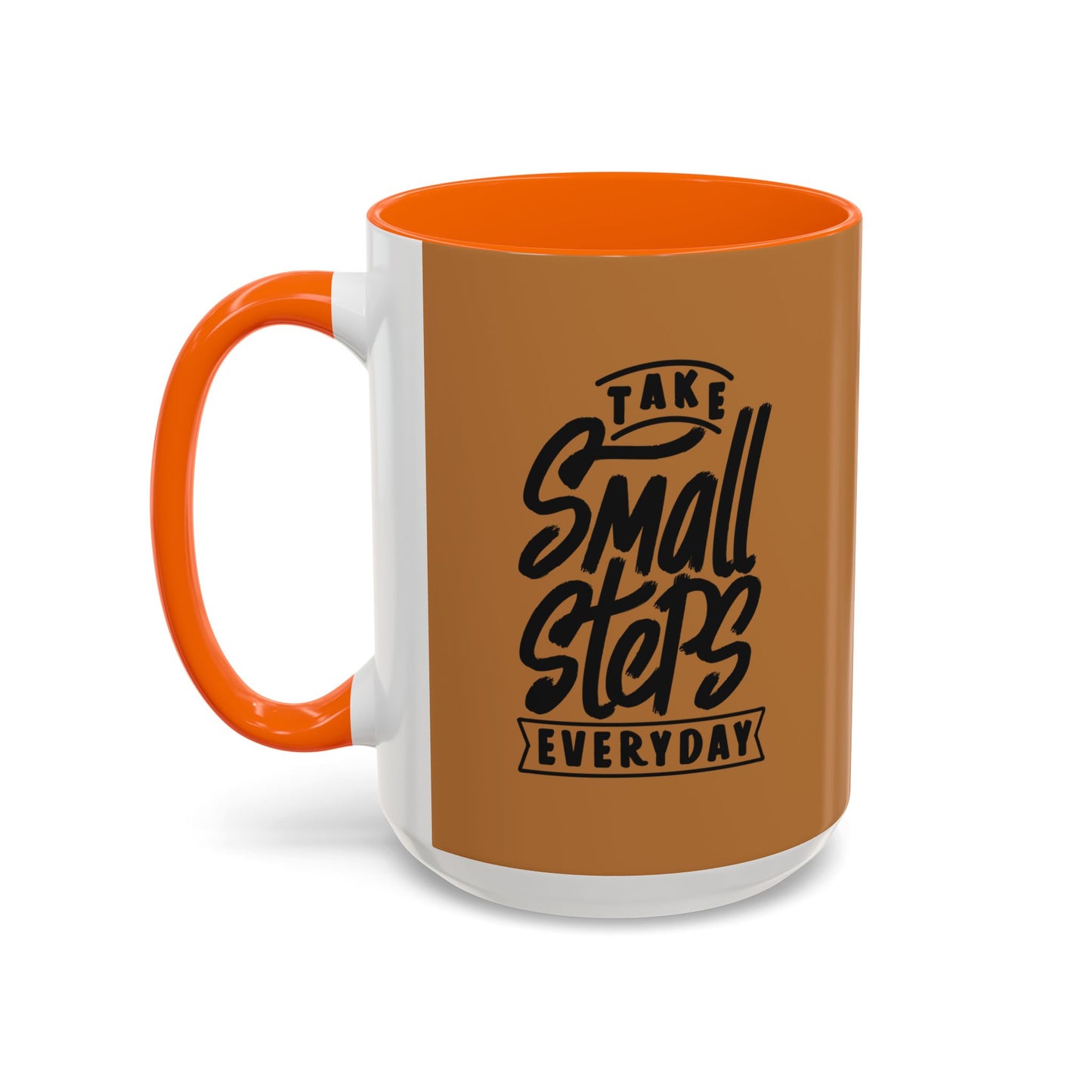 Take Small Steps Everyday Accent Coffee Mug (11, 15oz)