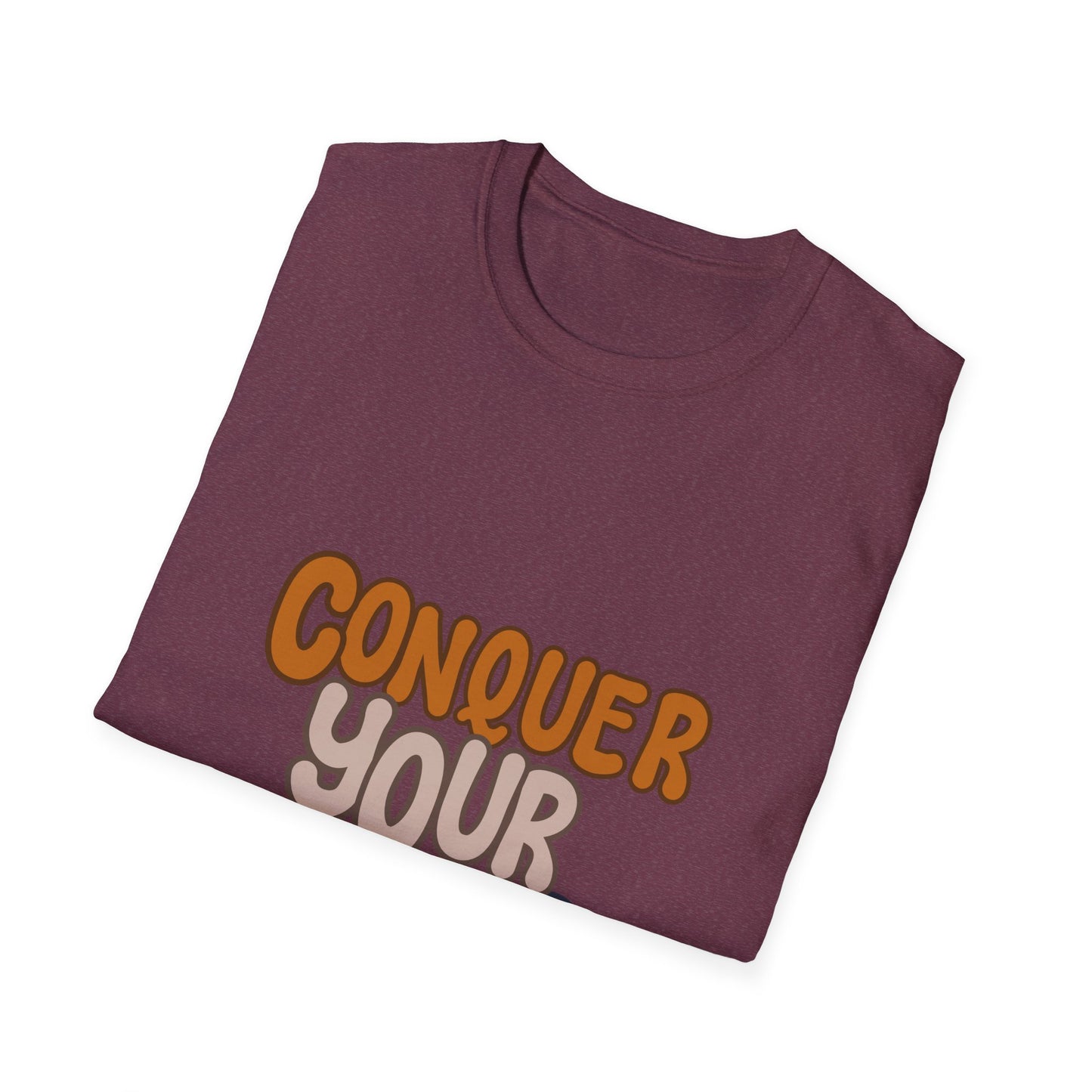 Conquer  Your goals  Unisex Softstyle T-Shirt