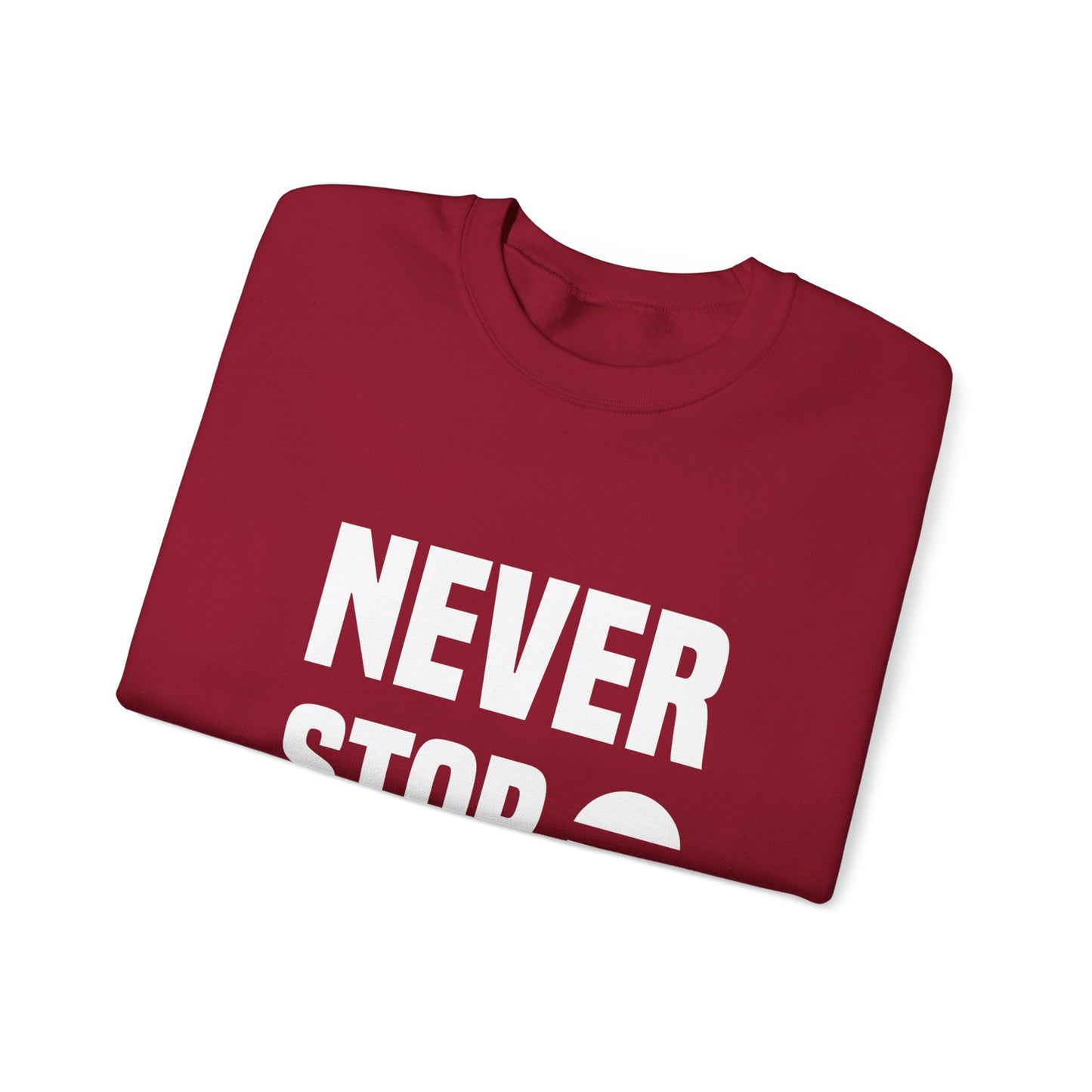 Never Stop Dreaming Unisex Heavy Blend™ Crewneck Sweatshirt