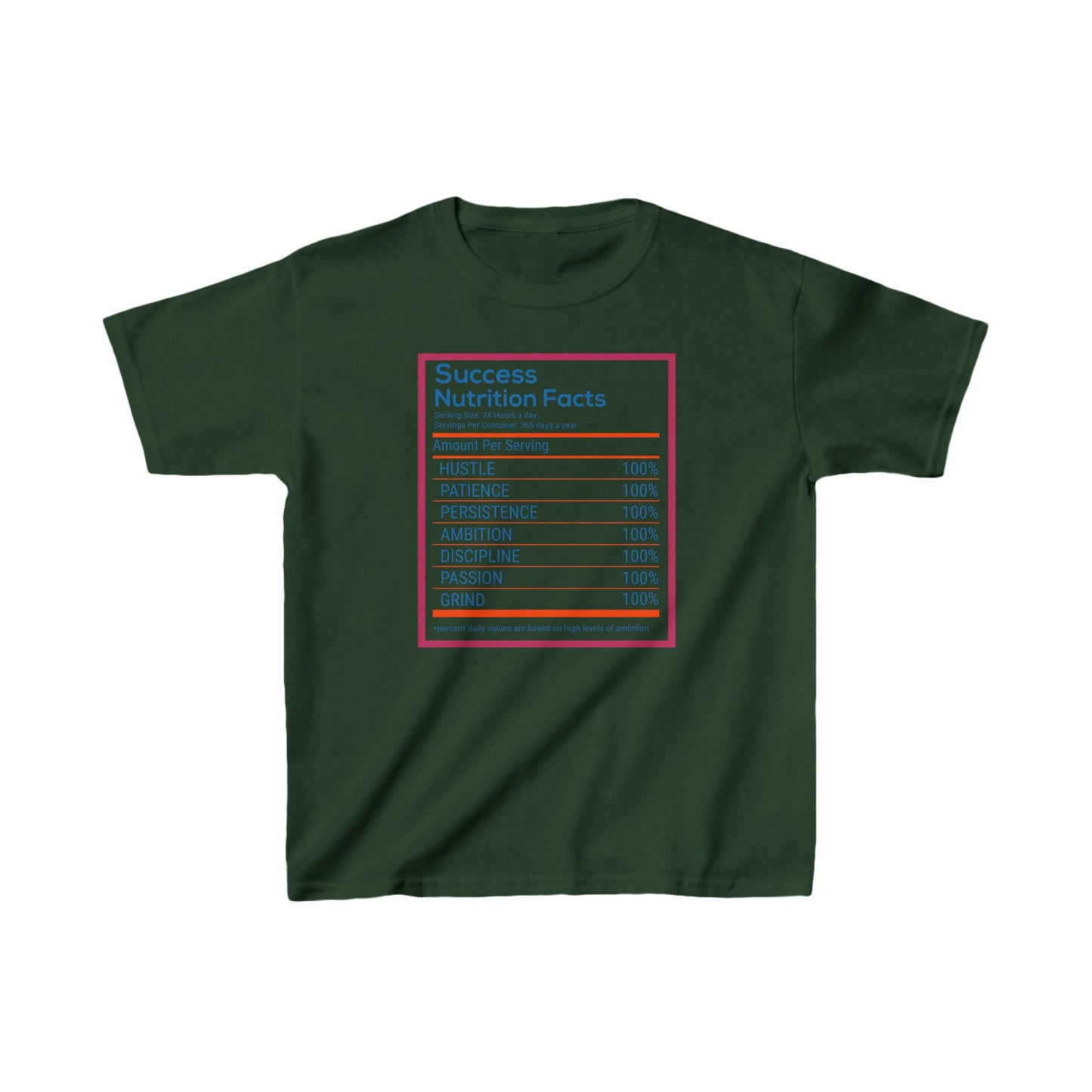 Success Nutrition Facts Kids Heavy Cotton™ Tee