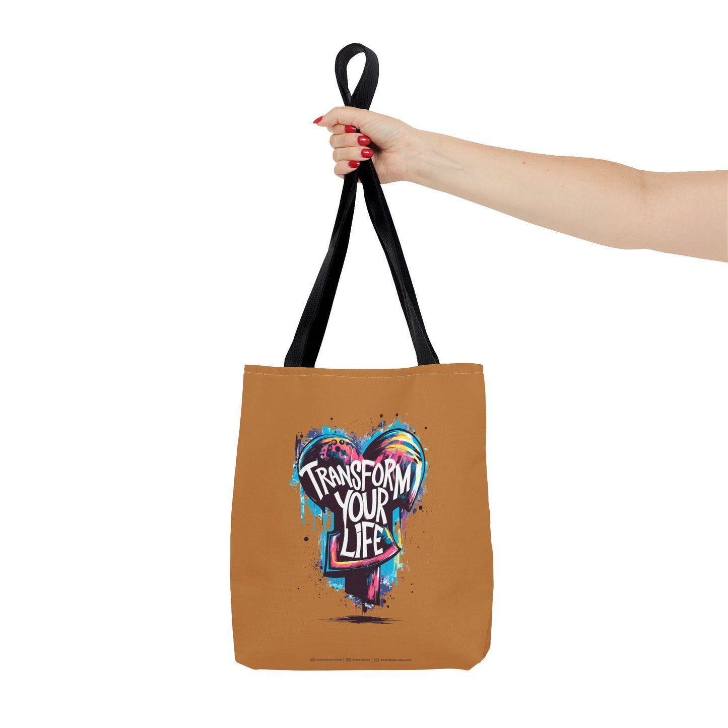Transform Your Life Tote Bag (AOP)
