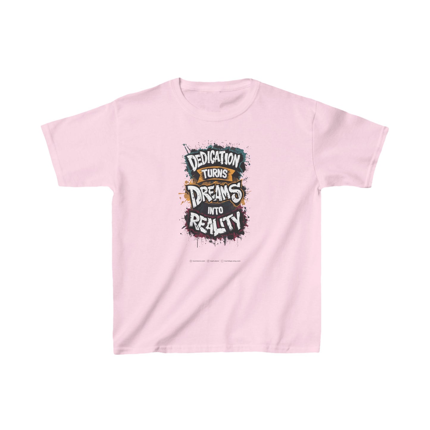 Dedication Turns Dreams Into Reality Kids Heavy Cotton™ Tee