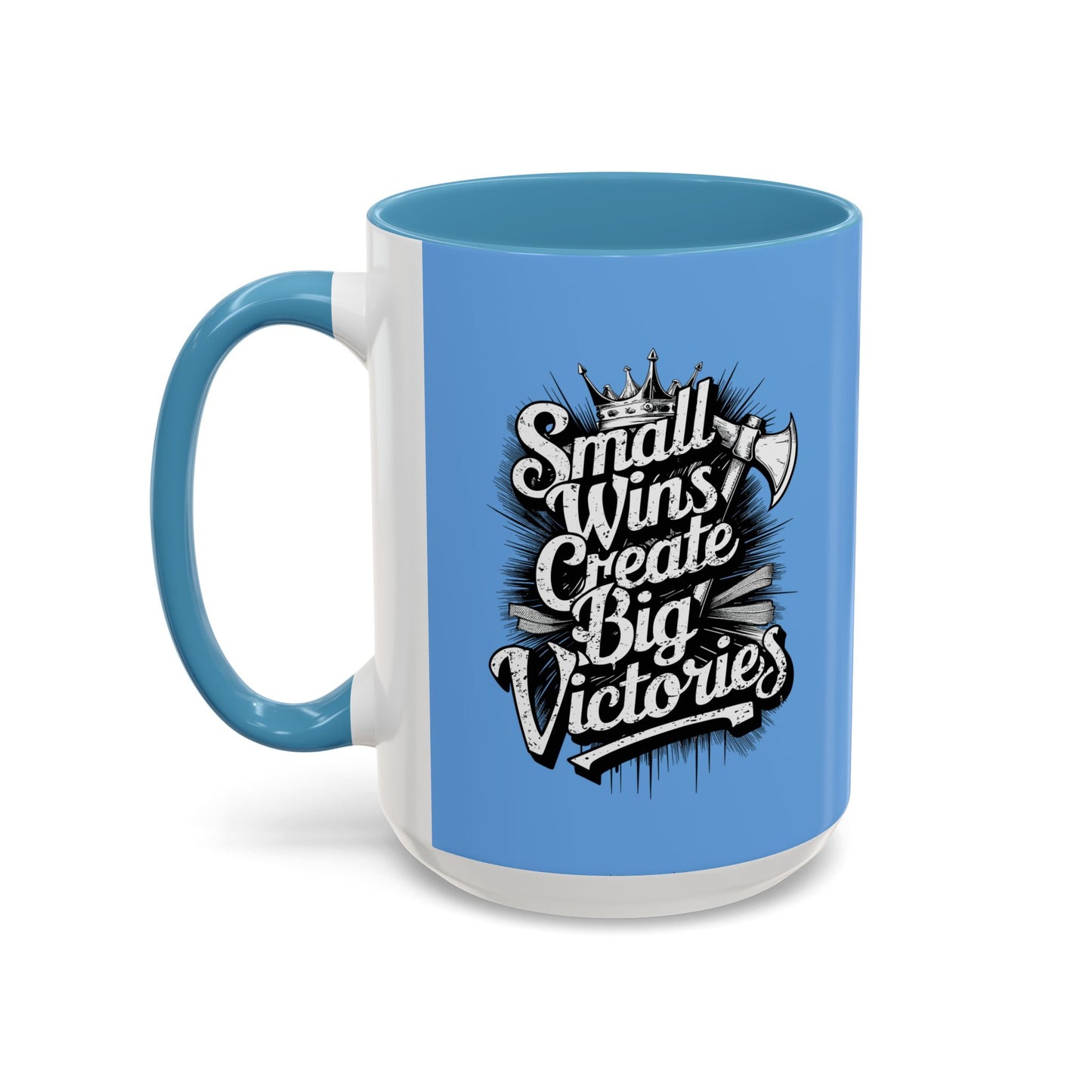 Small Wings Create Big Victories Accent Coffee Mug (11, 15oz)