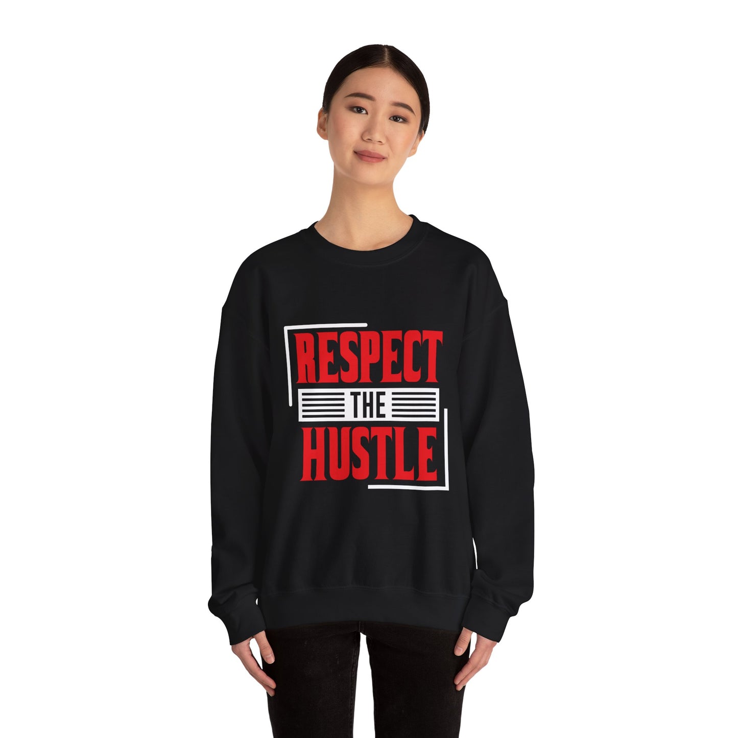 Respect The Hustle Unisex Heavy Blend™ Crewneck Sweatshirt