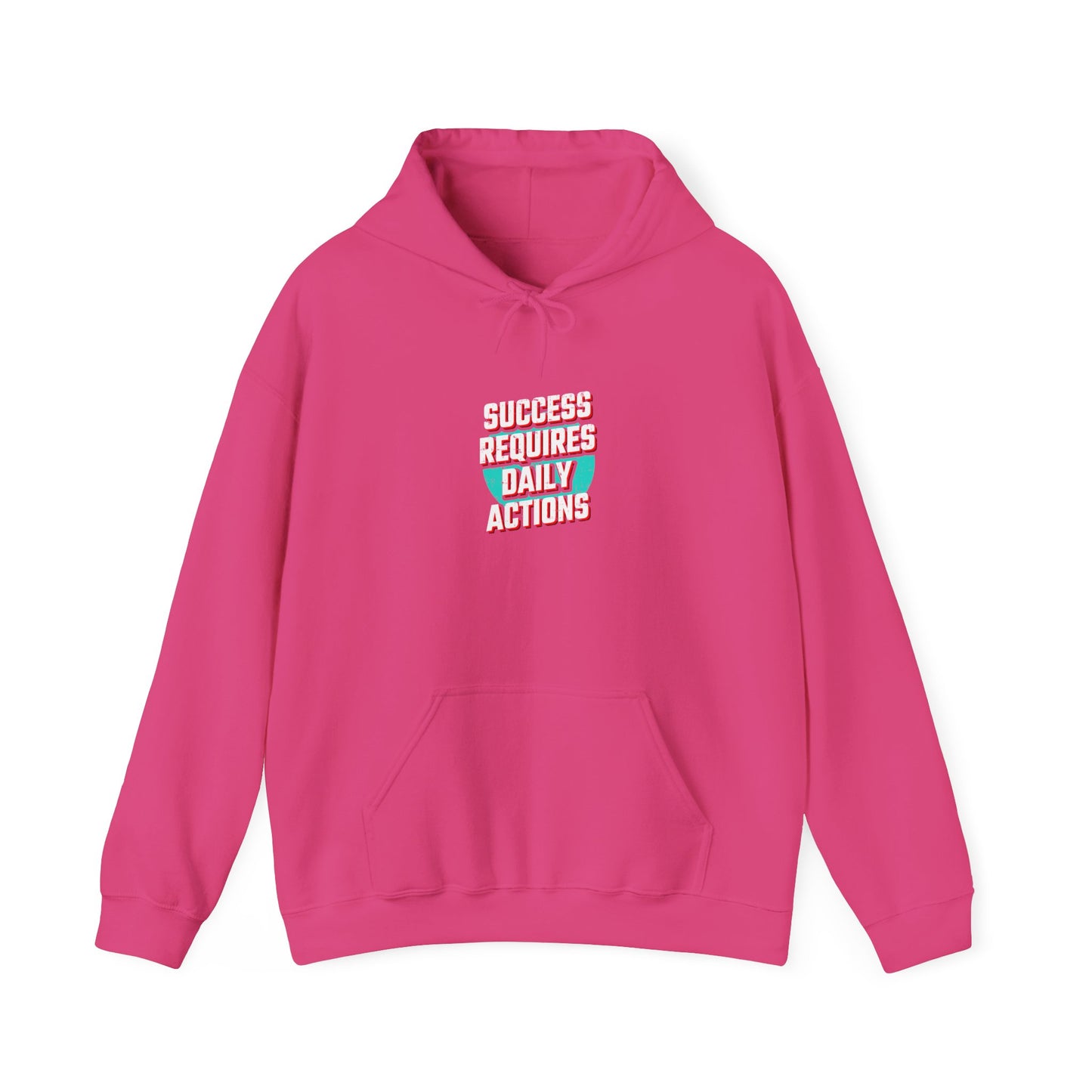 Success Requires Daily Actions Unisex Heavy Blend™ Hooded Sweatshirt