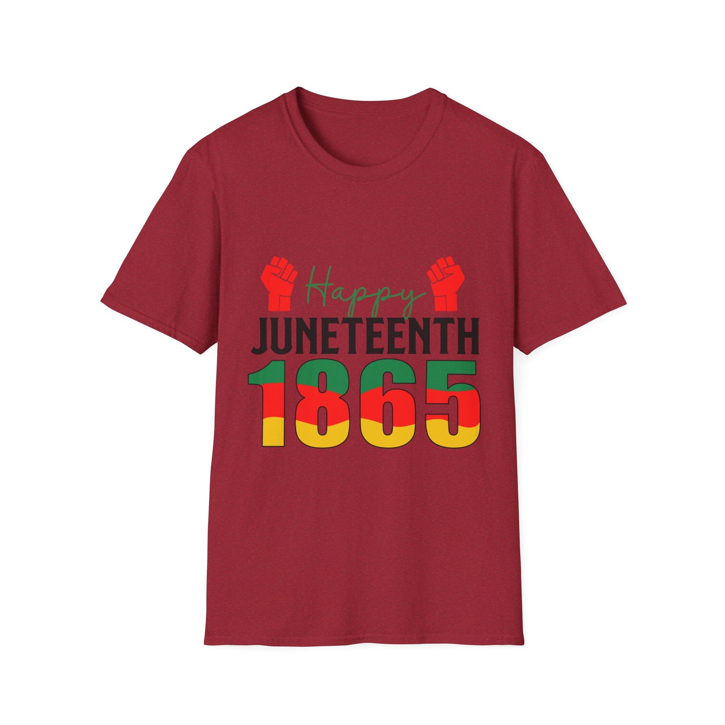 Happy Juneteenth 1865 Unisex Softstyle T-Shirt