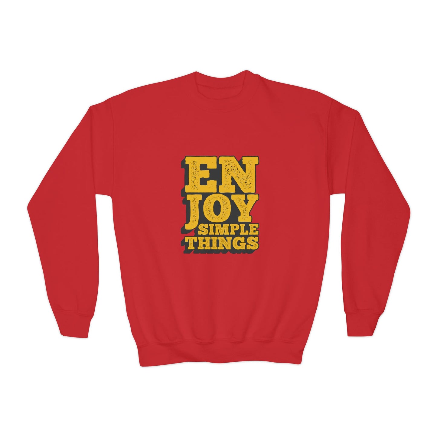 Enjoy Simple Things Youth Crewneck Sweatshirt