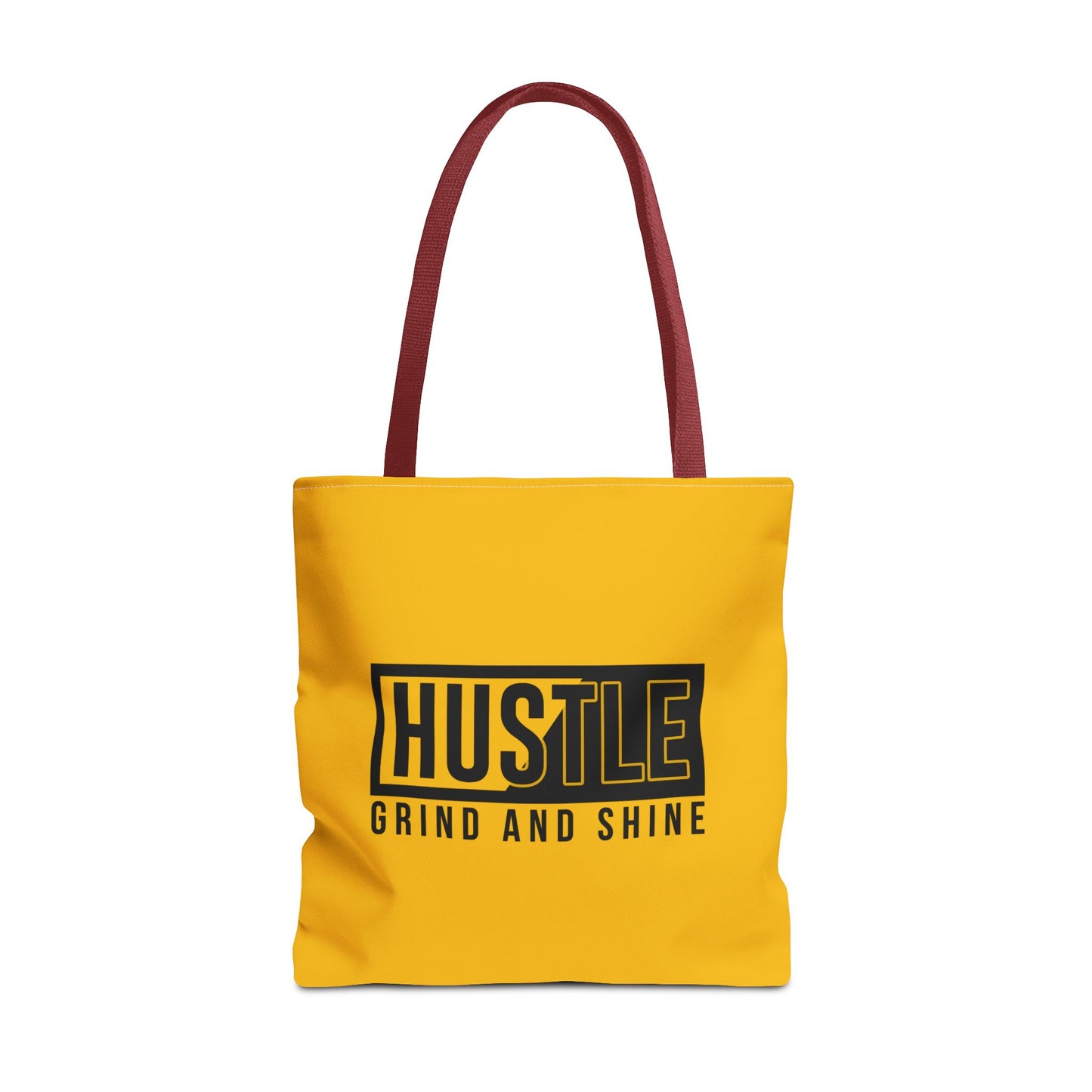 Hustle Grind And Shine Tote Bag (AOP)