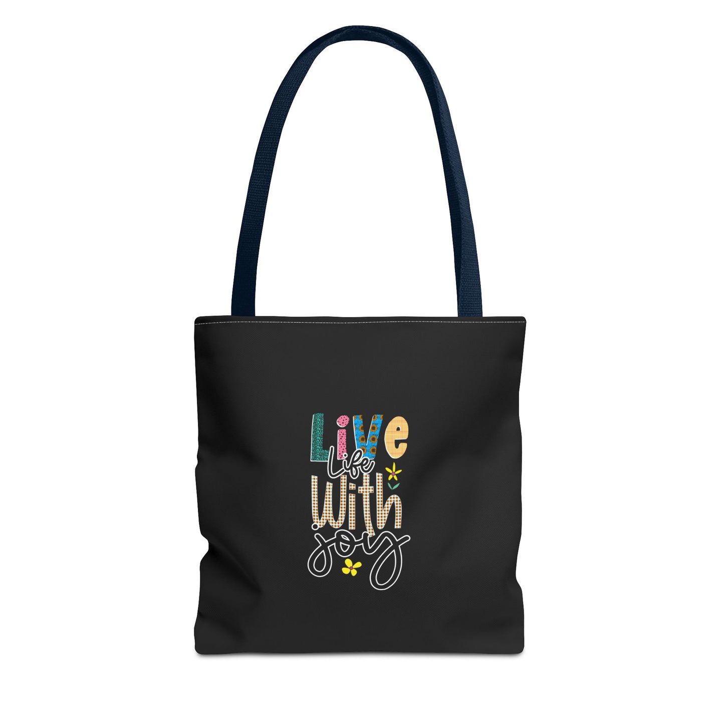Live Life With Joy Tote Bag (AOP)