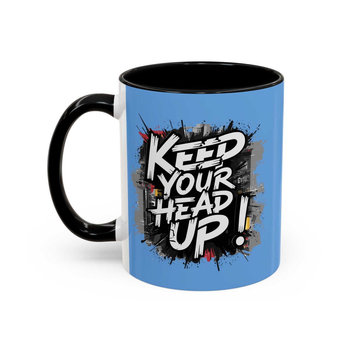 Keep Your Head Up! Accent Coffee Mug (11, 15oz)