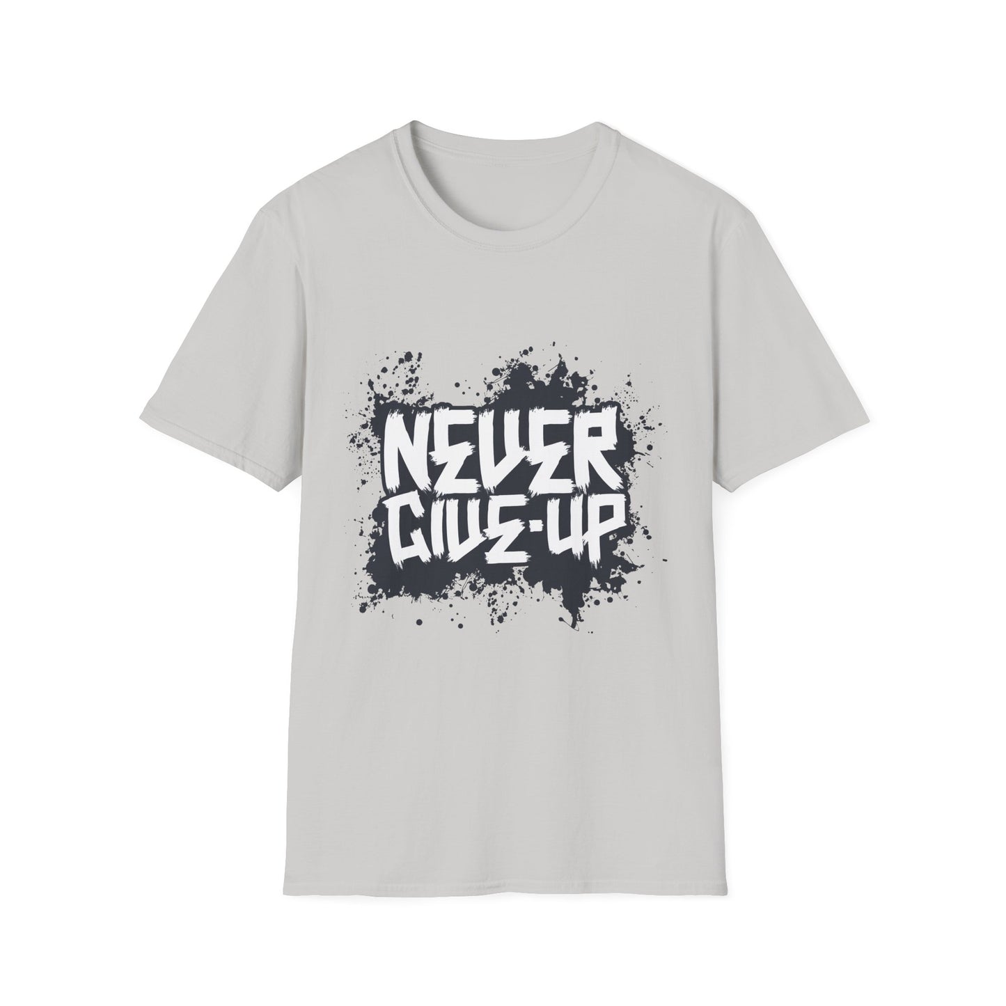 Never Give Up Unisex Softstyle T-Shirt