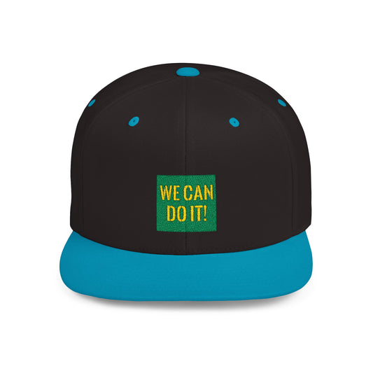You Can Do It Flat Bill Snapback