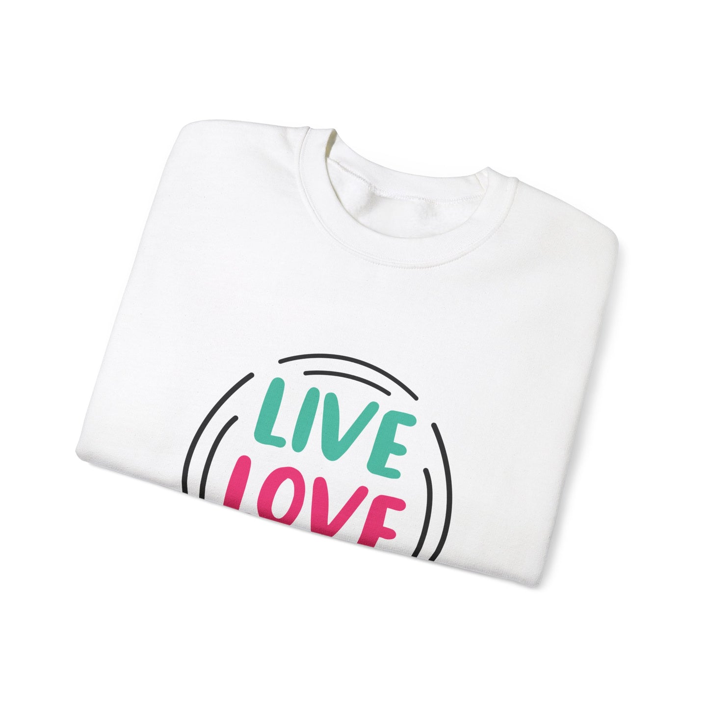 Live Love Laugh Unisex Heavy Blend™ Crewneck Sweatshirt