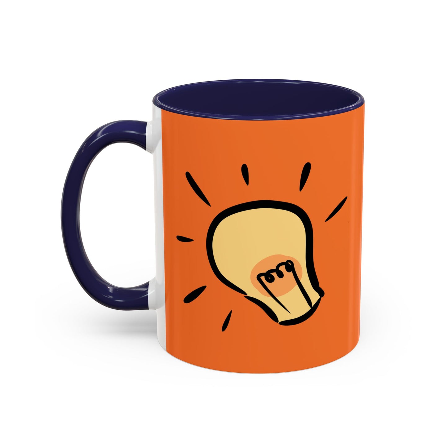 Light Bulb Accent Coffee Mug (11, 15oz)