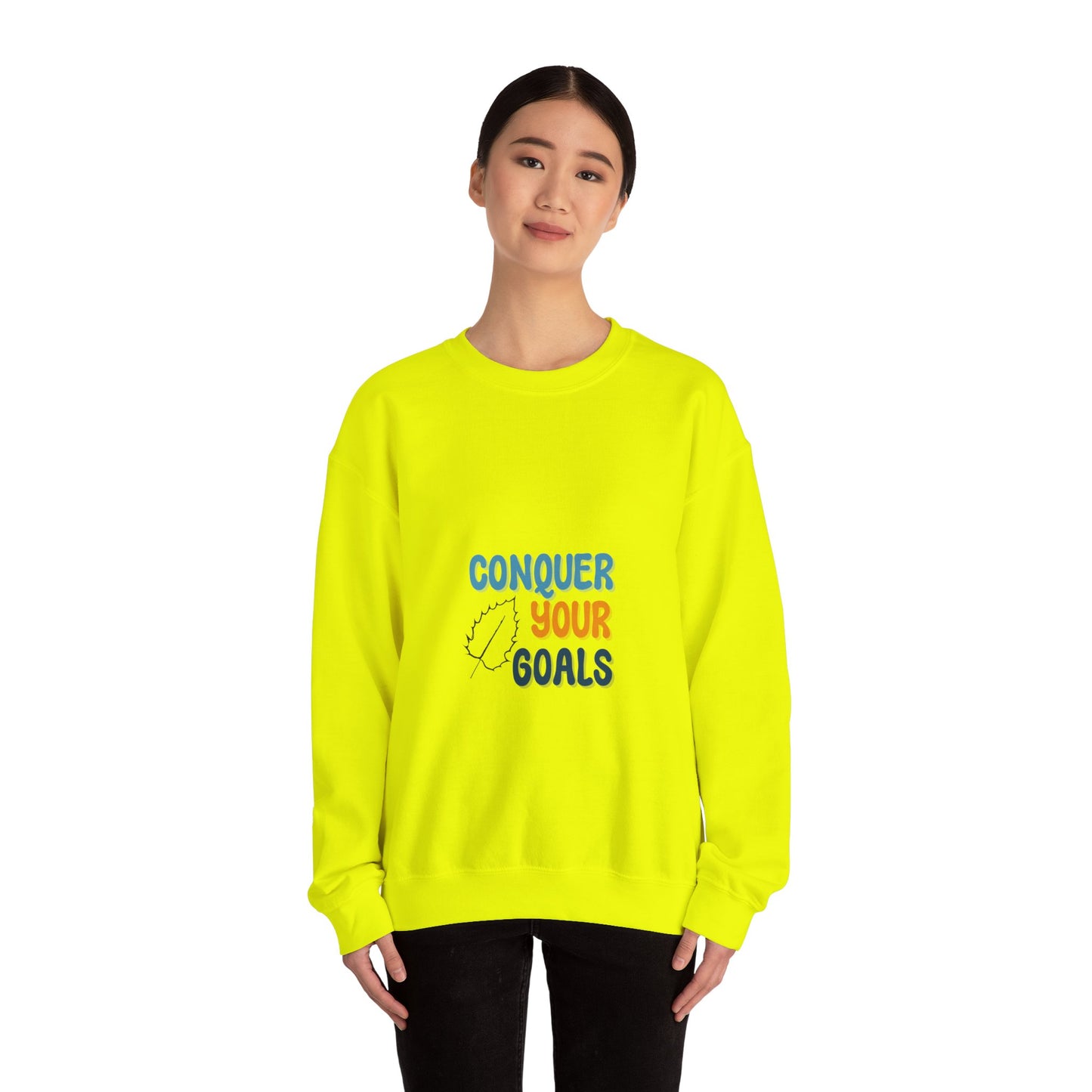 Conquer Your Goals Unisex Heavy Blend™ Crewneck Sweatshirt