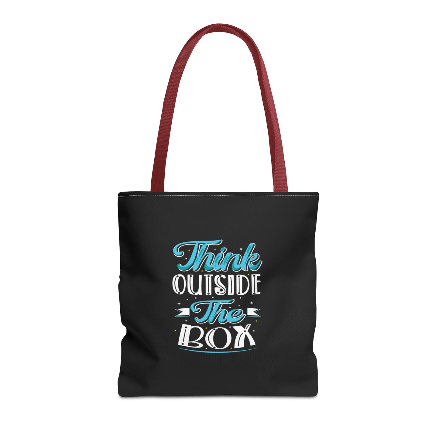 Think Outside The Box Tote Bag (AOP)