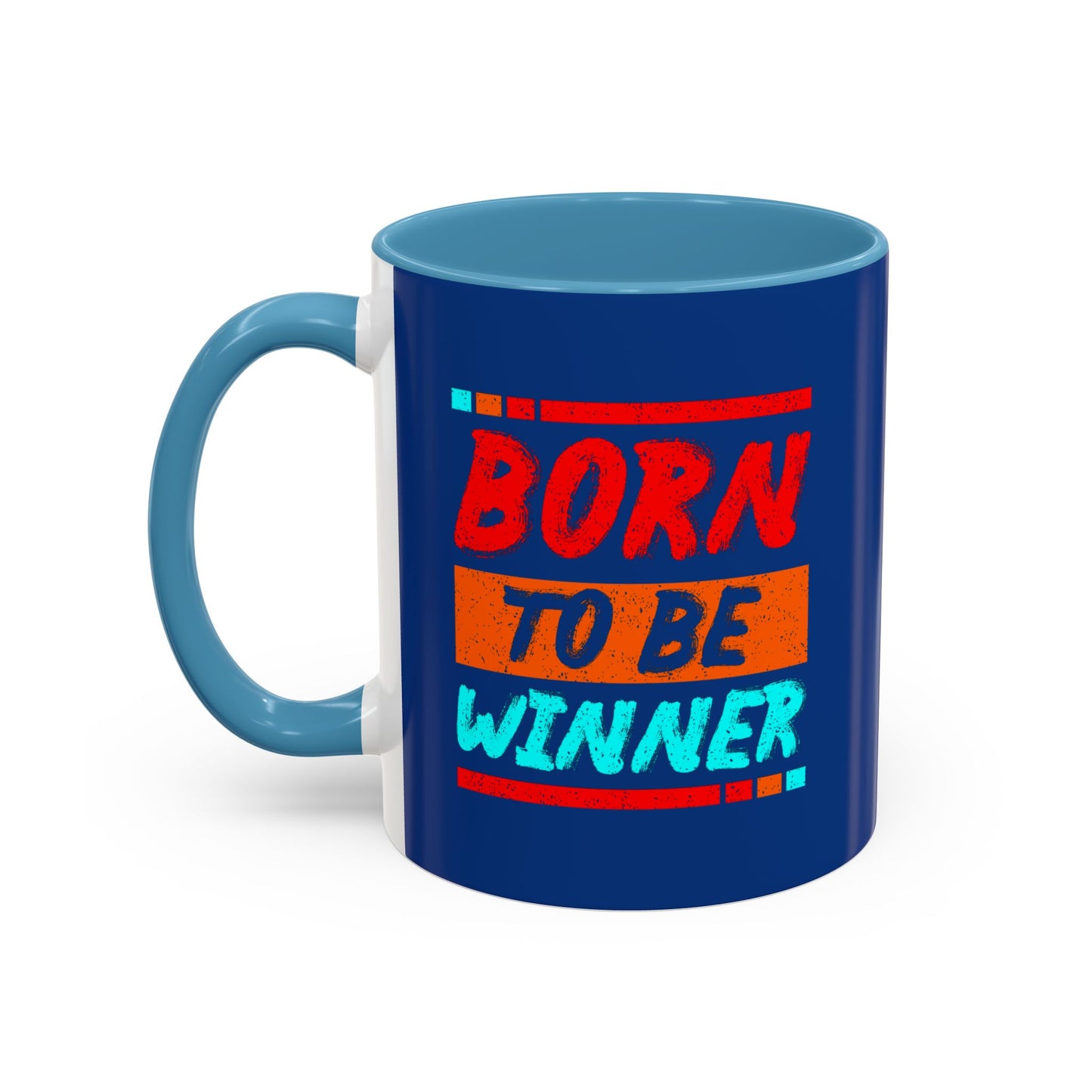 Born To Be Winner Accent Coffee Mug (11, 15oz)