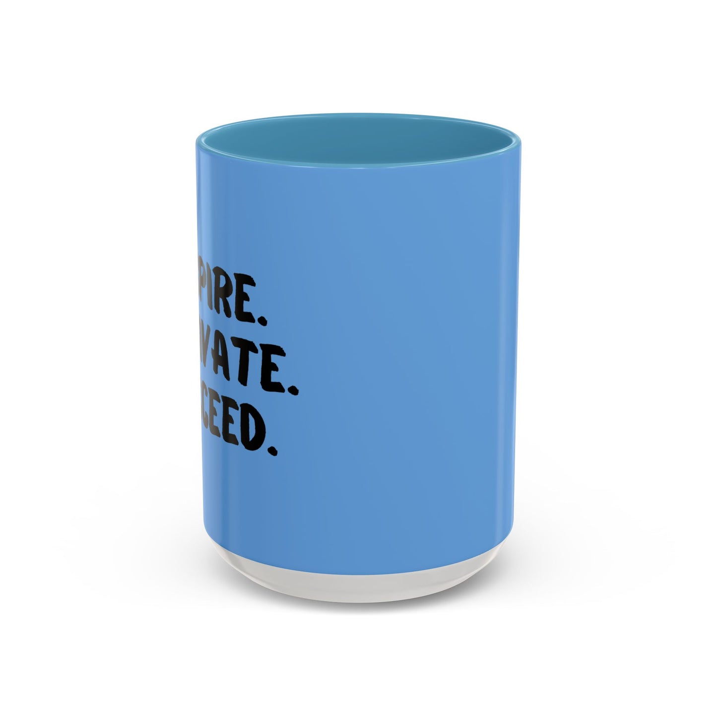 Inspire Motivate Succeed Accent Coffee Mug (11, 15oz)