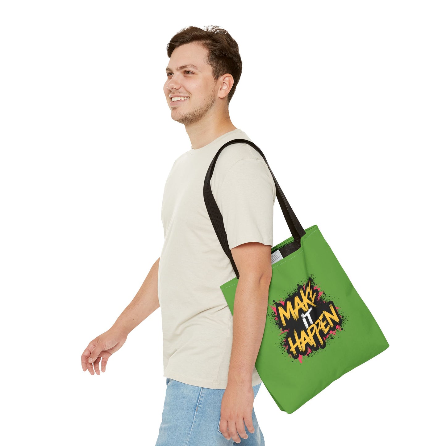Make It Happen Tote Bag (AOP)