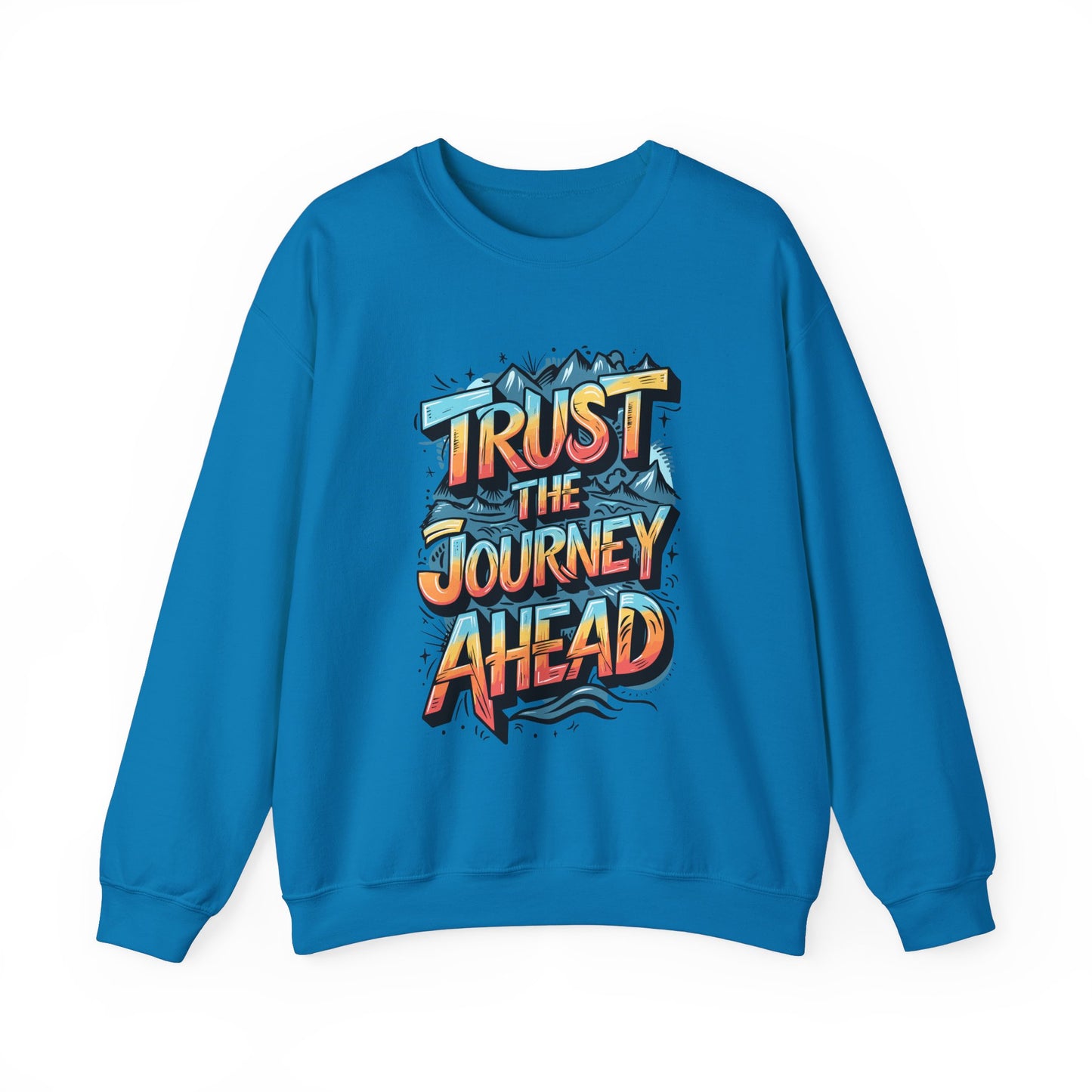Trust The Journey Ahead Unisex Heavy Blend™ Crewneck Sweatshirt