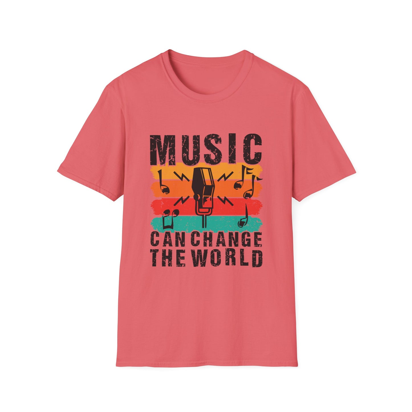 Music Can Change The World Unisex Softstyle T-Shirt