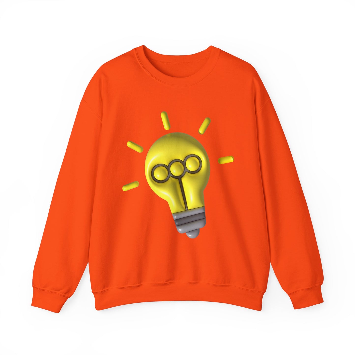 Inspire Idea Bulb Unisex Heavy Blend™ Crewneck Sweatshirt