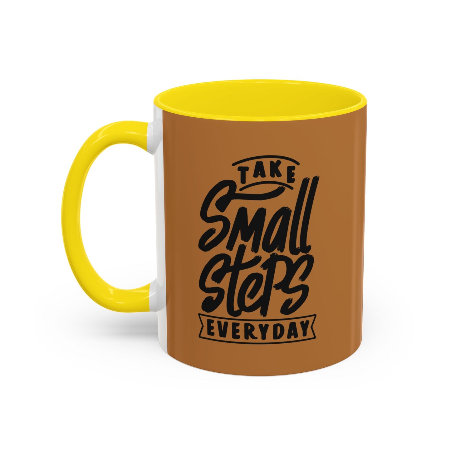Take Small Steps Everyday Accent Coffee Mug (11, 15oz)