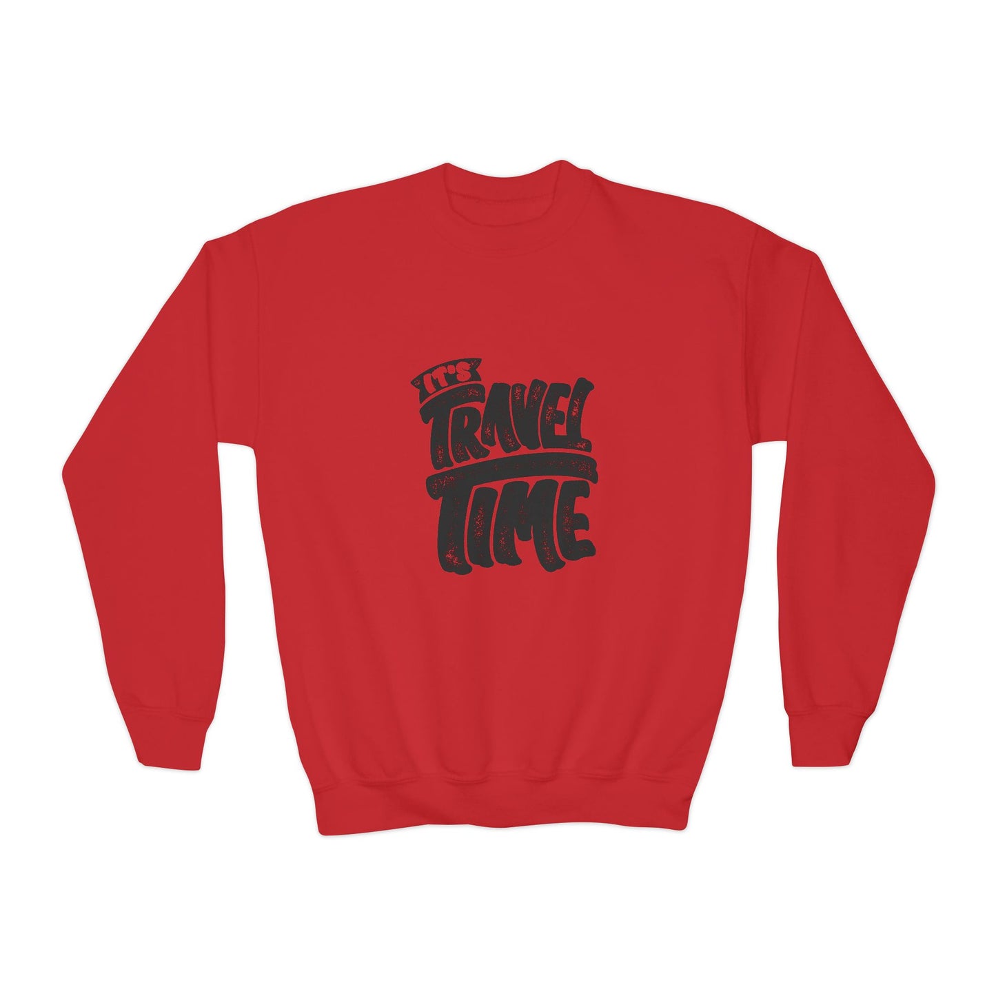 It's Travel Time Youth Crewneck Sweatshirt