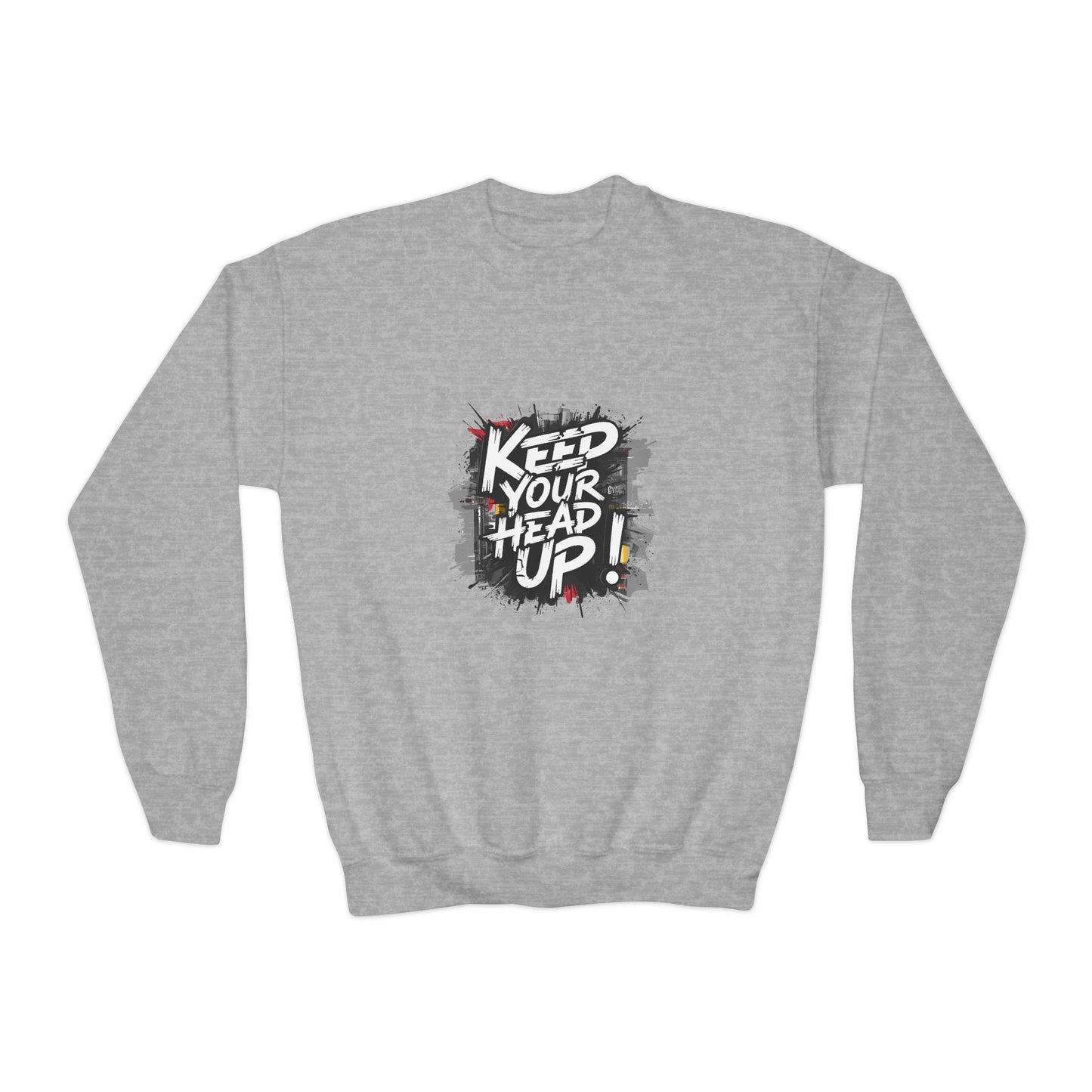 Keep Your Head Up! Youth Crewneck Sweatshirt
