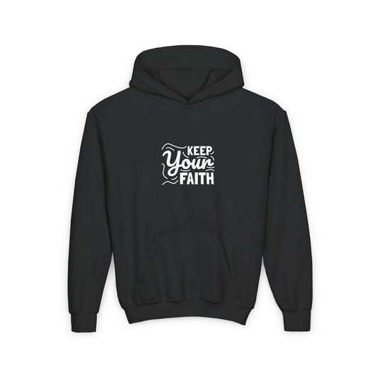 Keep Your Faith Youth Heavy Blend Hooded Sweatshirt