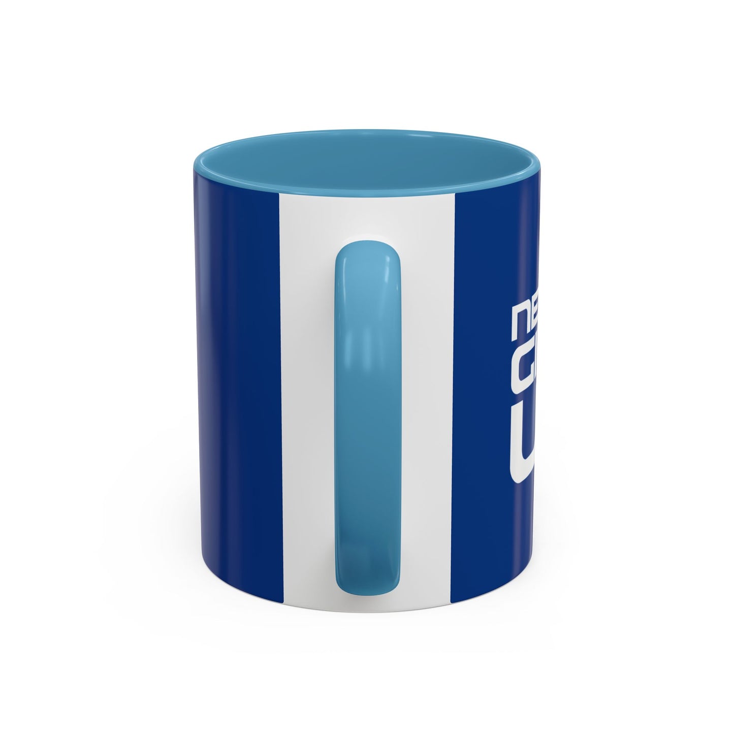 Never Give Up Accent Coffee Mug (11, 15oz)