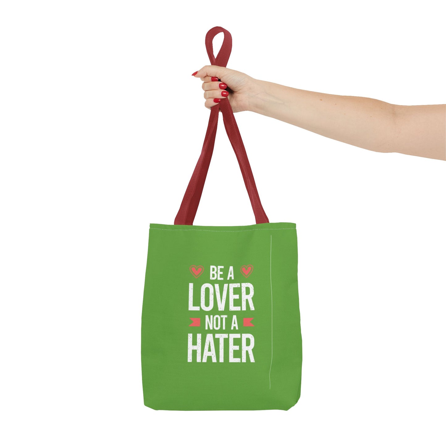 Be A Lover Not A Hater Tote Bag (AOP)
