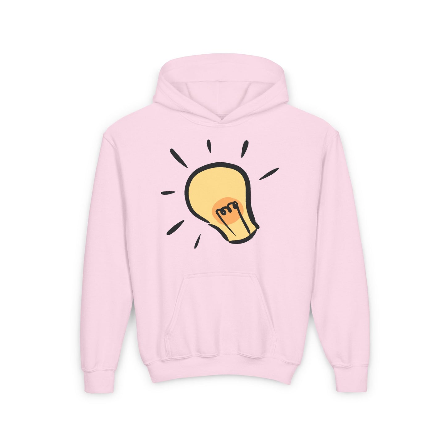 Inspire Idea Bulb Youth Heavy Blend Hooded Sweatshirt