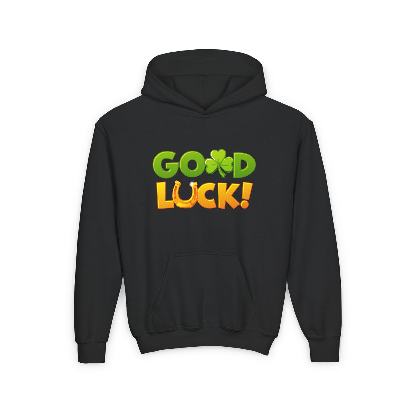 Good Luck Youth Heavy Blend Hooded Sweatshirt