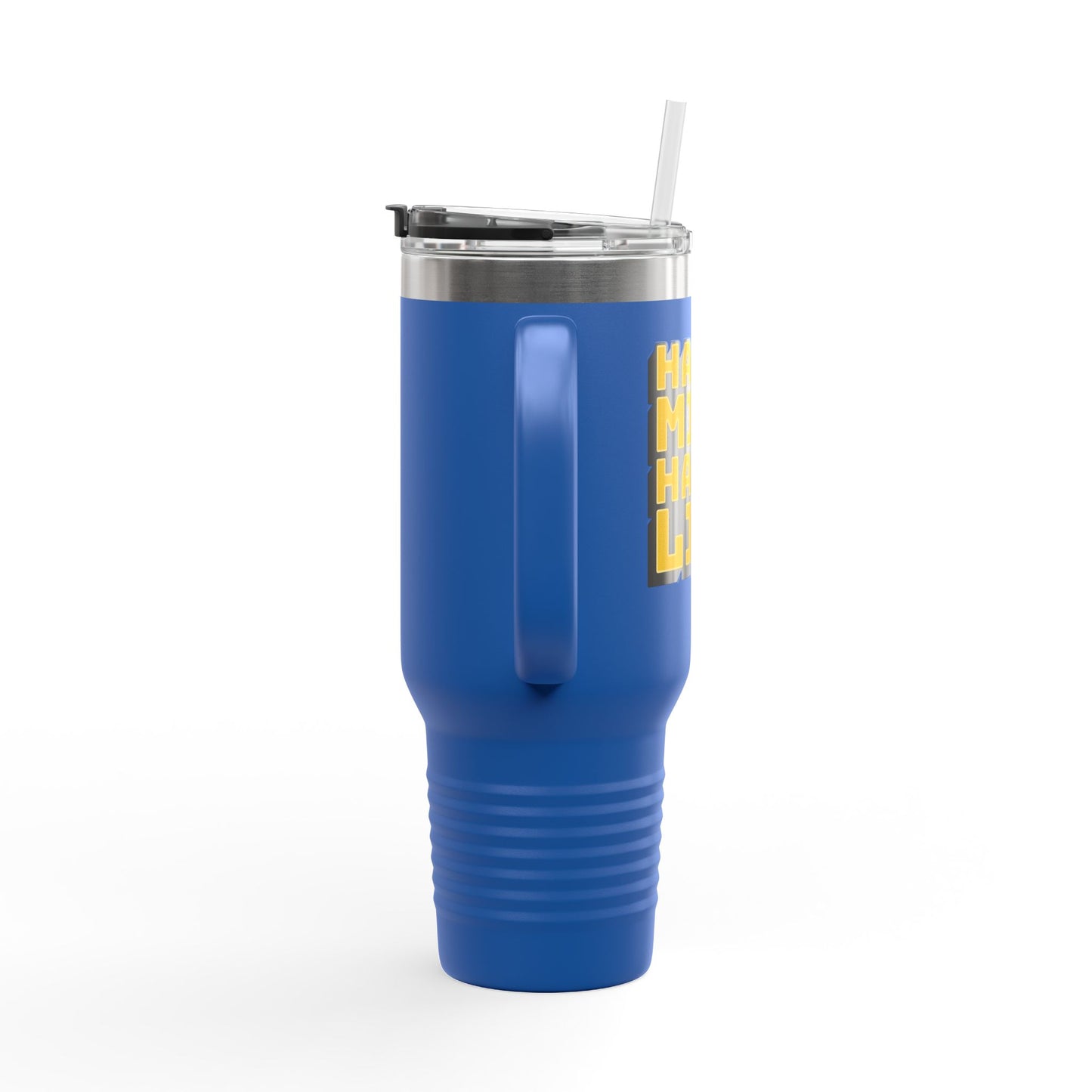 Happy Mind Happy Life Insulated Travel Mug, 40oz