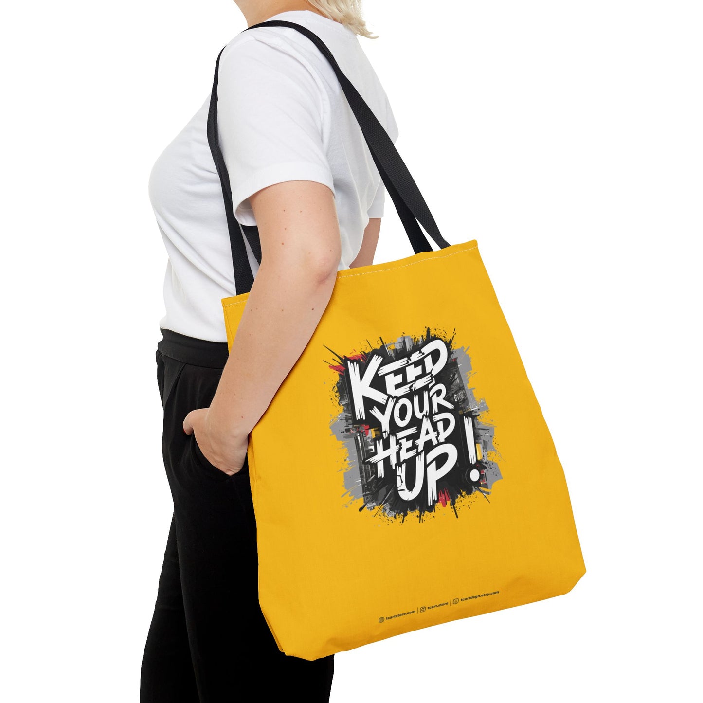 Keep Your Head Up! Tote Bag (AOP)