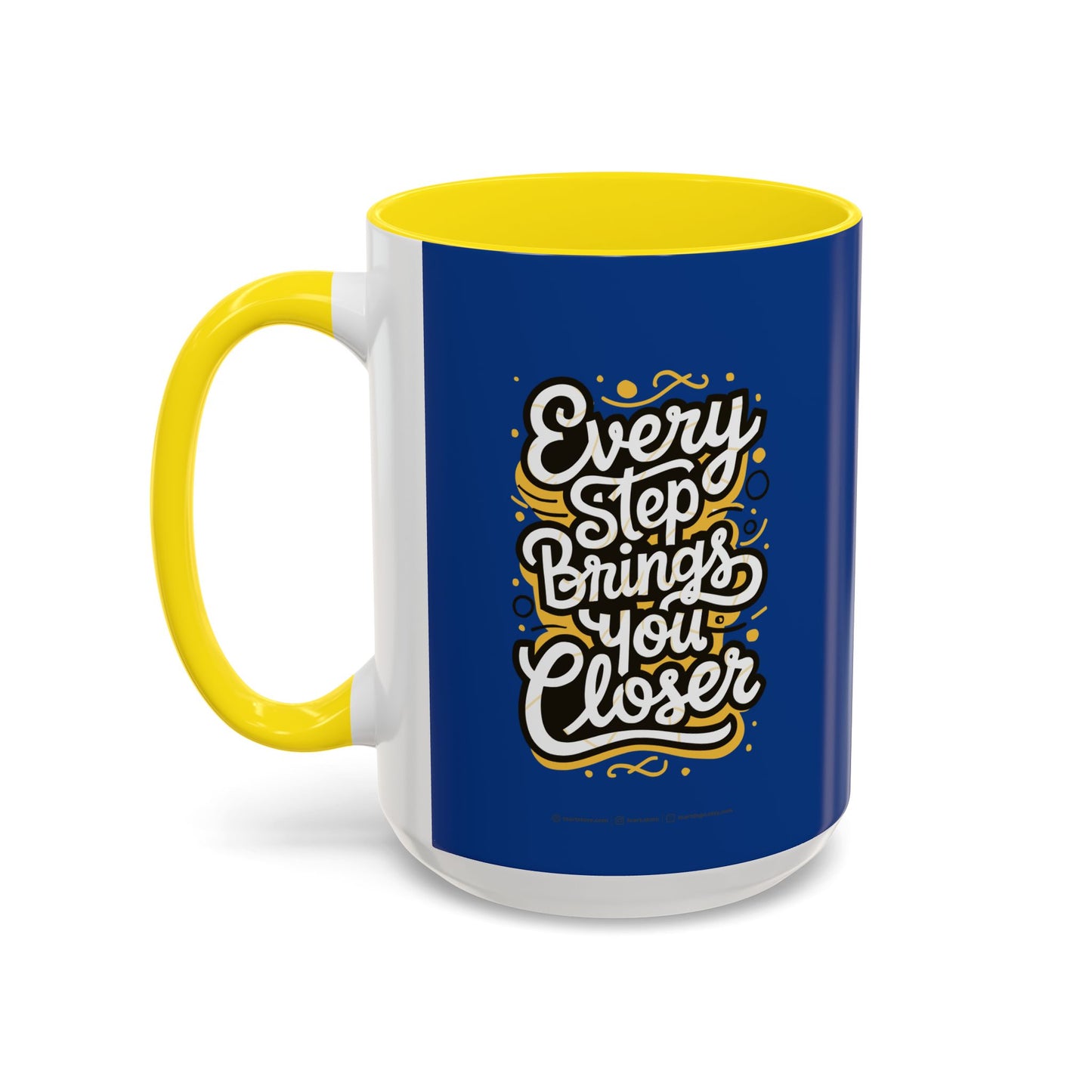 Every Step Brings You Closer Accent Coffee Mug (11, 15oz)