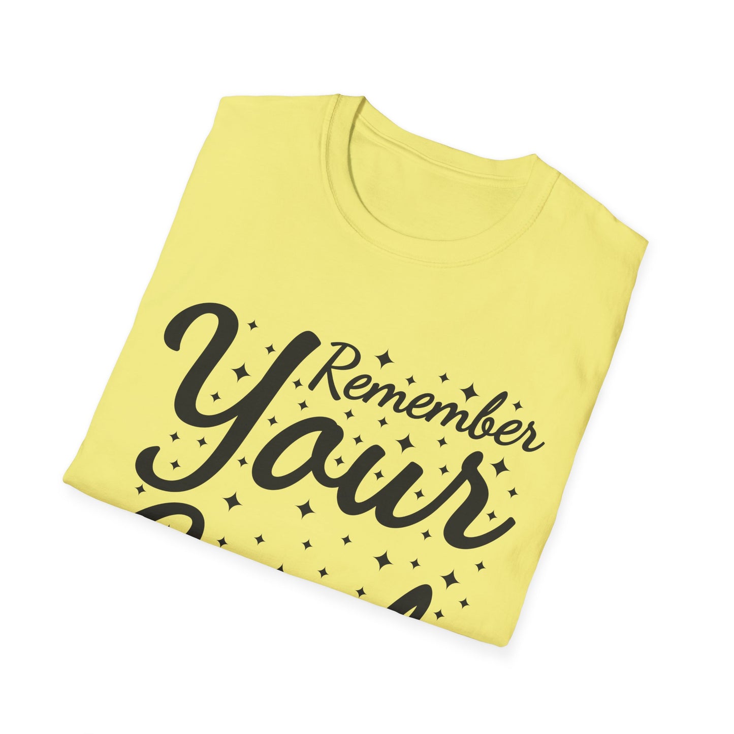 remember your goals Unisex Softstyle T-Shirt