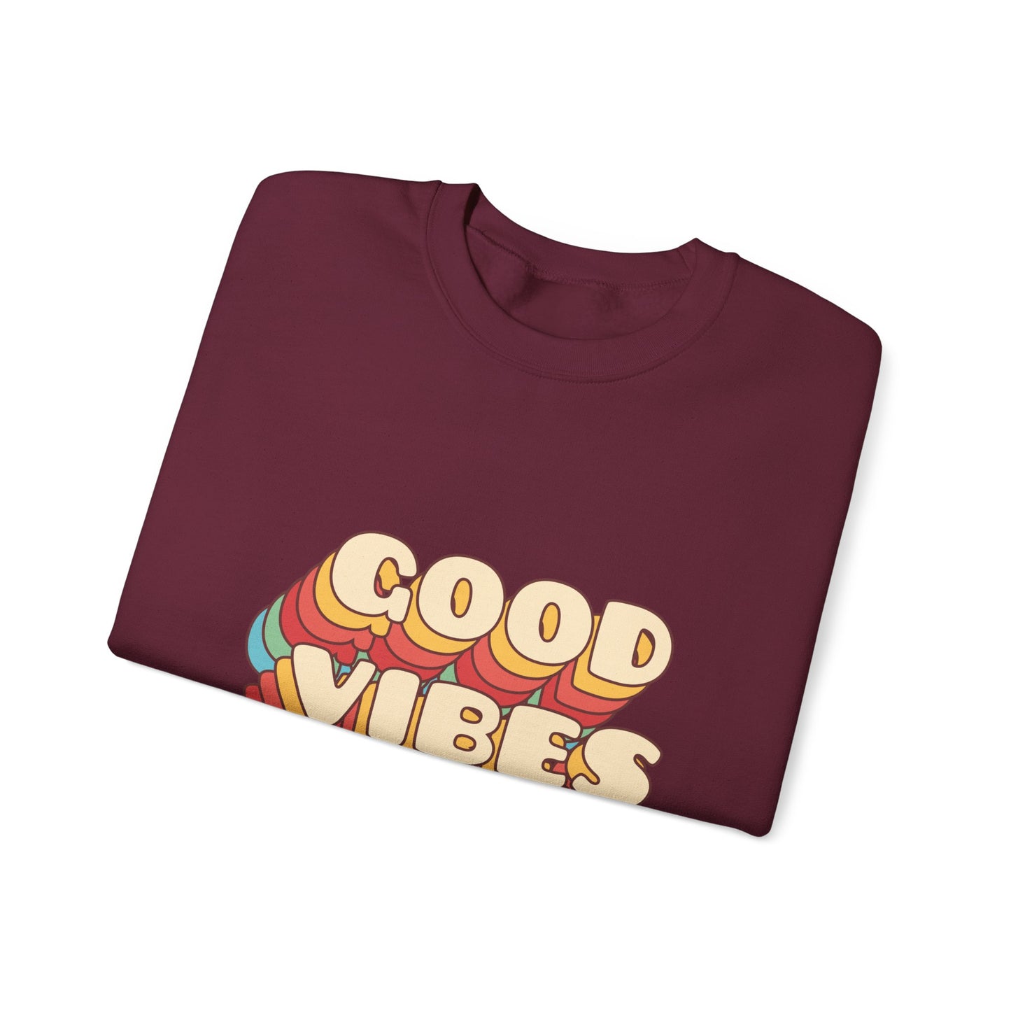 Good Vibes Unisex Heavy Blend™ Crewneck Sweatshirt