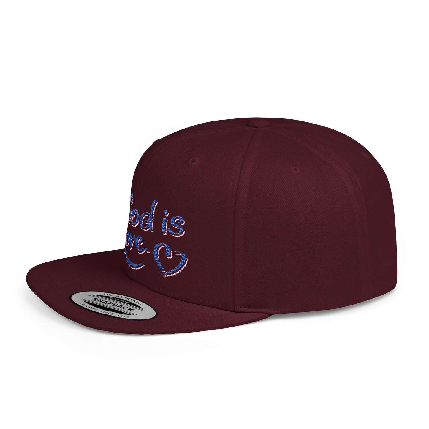 God Is Love Flat Bill Snapback